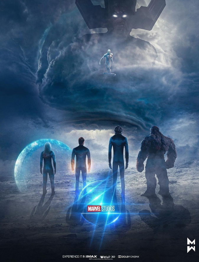 2025 (MCU)마블 세계관 완벽정리:인피니티 사가,멀티버스 사가,영화,드라마 한번에 끝! 9 판타스틱4 새로운출발 포스터1