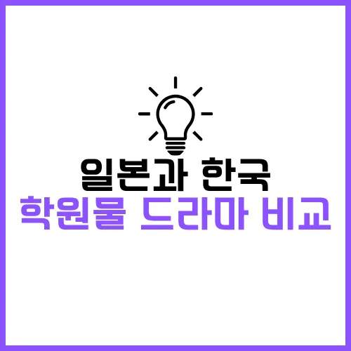 2025 한국 일본 학원물 드라마 추천작 30가지 - 시청가능 OTT 최신정보 39 한국 일본 학원물 드라마 추천 비교